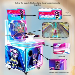Nouveau jeu d'arcade pour enfants à monnayeur, à deux joueurs, en acrylique métallisé, avec fonctions <span class=keywords><strong>de</strong></span> tir, <span class=keywords><strong>de</strong></span> moto, <span class=keywords><strong>de</strong></span> tir au ballon <span class=keywords><strong>et</strong></span> <span class=keywords><strong>de</strong></span> pêche, parfait pour - Product Image 2