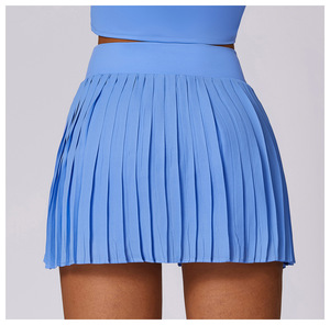 Set Pakaian Tenis Fitness Cepat Kering Elastis Tinggi Khusus Musim Panas, Rok Tenis Golf Bernapas, Pakaian Olahraga Yoga Wanita, Gaun Tenis - Product Image 6