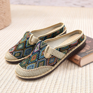 Fabricante <span class=keywords><strong>de</strong></span> <span class=keywords><strong>zapatos</strong></span> chinos, zapatillas <span class=keywords><strong>de</strong></span> verano <span class=keywords><strong>de</strong></span> colores mezclados <span class=keywords><strong>para</strong></span> <span class=keywords><strong>mujer</strong></span>, sandalias <span class=keywords><strong>de</strong></span> lino transpirables <span class=keywords><strong>de</strong></span> <span class=keywords><strong>suela</strong></span> plana <span class=keywords><strong>para</strong></span> exteriores - Product Image 6
