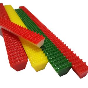 حزام بولي يوريثين صناعي مرن, أخضر/برتقالي من البولي يوريثين حزام دائري pu سطح أملس صناعي سطح خشن - Product Image 6