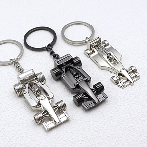 Portachiavi in Metallo all'Ingrosso di Alta Qualità, Personalizzabile con Placcatura Colorata, Souvenir Auto F1 3D per Regalo - Product Image 2