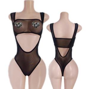 Ailangke Groothandel Vrouwen 2 Stuks Set Jeans Bikini Tassled Trekkoord Exotische Dancewear - Product Image 2