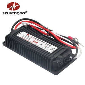 12V DC-DC 防水 バッテリー充電器 10-36V から 14.6V 29.2V 43.8V 400W LiFePO4 リチウム充電器 デュアル RV システム用 - Product Image 1
