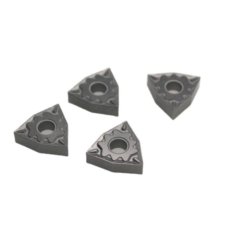 Zhuzhou WNMG080404-HS2 CNC двухсторонний чугунный фрезерный станок из нержавеющей стали с шестиугольной поверхностью для обрезания стального покрытия CVD