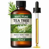 100% Reines Rosmarin-Teebaumöl für Diffusoren Private Label Haaröl für Wachstum Aromatherapie Ätherisches Öl Fabrik