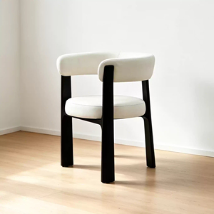 Sedia da <span class=keywords><strong>Cucina</strong></span> e Ristorante Moderna con Struttura in Legno e Braccioli Imbottiti - Product Image 3