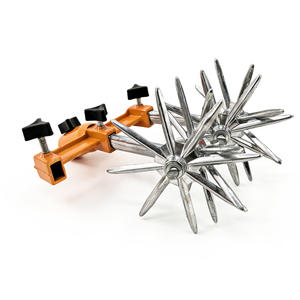 VERTAK-A Tête de <span class=keywords><strong>scarificateur</strong></span> manuel à trois dents pour jardin, désherbeur, cultivateur, décompacteur rotatif pour pelouse - Product Image 5