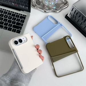 Minimalist Liquid Silicone Magnetic Case <b>for</b> <b>iPhone</b> 18 Duo Fold Skin Touch Full Hinge Shockproof Foldable Phone Cover Wholesale - Product Image 1