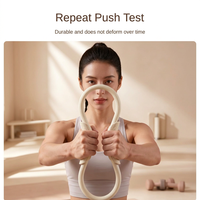 Anneau de Pilates et Ballon de Yoga pour Entraînement à Domicile, Résistance des Jambes, Renforcement du Plancher Pelvien, Remodelage Corporel Complet, Fitness, EVA NBR, Fibre de Verre Haute Élasticité