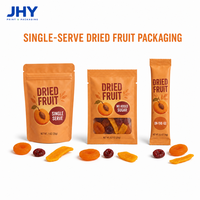 Premium duurzame kleine platte zakjes voor eenmalig gebruik gedroogd fruit, private label, hoge vochtigheid, geschikt voor voedselveilige verpakkingen