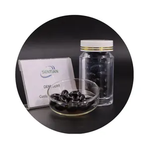 Capsules d'huile de graines noires organiques OEM/ODM soutient le système immunitaire santé de la peau articulaire Capsules molles d'huile de graines noires