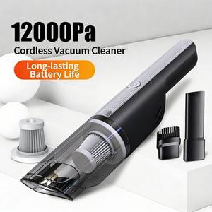 Aspirateur de voiture portable électrique à main en plastique ABS noir, autonomie de 30 à 45 minutes, pour la maison, l'extérieur et le <span class=keywords><strong>garage</strong></span> - Product Image 4