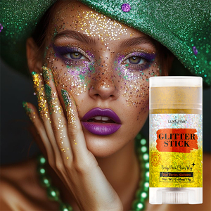Luxfume Private Label oro corpo Glitter Stick viso impermeabile Glitter Gel scintillio idratante corpo a base di erbe Glitter - Product Image 1