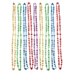 Vente en gros de collier et guirlande de <span class=keywords><strong>perles</strong></span> avec lettres pour décoration de sapin de Noël - Product Image 1