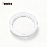 Bouchon de réservoir IBC fileté femelle BSP de 2 et 1/8 pouces à fentes avec embase ovale pour réservoir de récupération d'eau de pluie