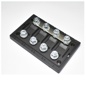 Boîtier de fusibles à visser 32V/58V/70V 500A 4 voies 6 entrées - Bornes à fourche moyennes pour modifications de voitures, bateaux et VR - Fusible haute tension 58V pour véhicules électriques - Product Image 2