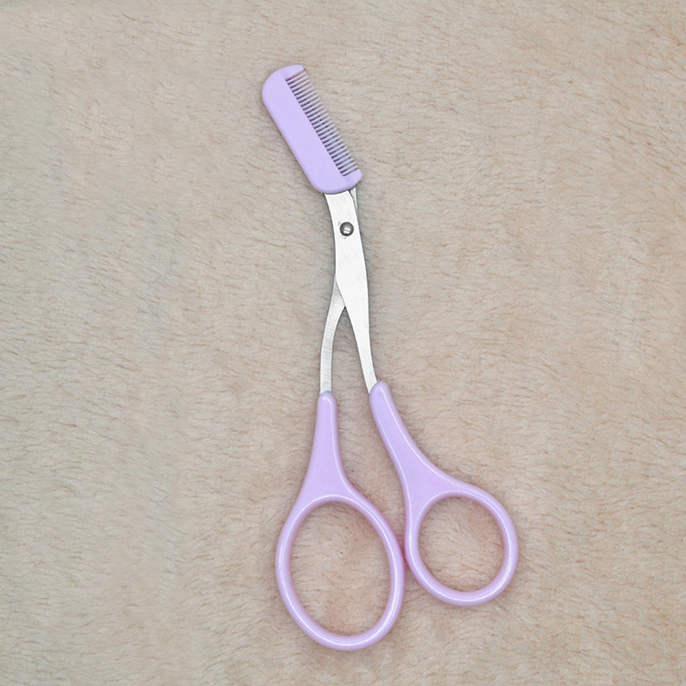 Популярные ножницы для бровей Mytingbeauty, косметические ножницы, фирменная торговая марка, ножницы из нержавеющей стали с расческой для ресниц