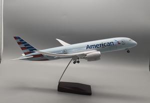 Modelo de Avión <span class=keywords><strong>Boeing</strong></span> <span class=keywords><strong>787</strong></span> de American Airlines, Escala 1/130, de Resina, Estilo Arte Popular, Regalo Empresarial, Decoración de Escritorio, Avión Grande - Product Image 5