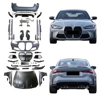 Kit de carrosserie large pour BMW Série 4 G22 G23 2021-2025 – Améliorez votre véhicule en style M4 1:1 : Capot, ailes, pare-chocs avant et arrière, jupes latérales, calandre