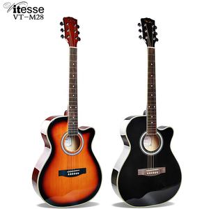 41 इंच शुरुआत संगीत वाद्ययंत्र basse ध्वनिक गिटार सस्ते कीमत basswood युगांडा में लोक पूर्ण आकार गिटार ध्वनिक - Product Image 1