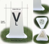 Conjunto Profesional de Arena de Doma Blanca de 20x60m con 12 Letras - Rieles de PVC de Grado de Competición, Conos, Protección UV, Duradero, Garantía de 30 Años