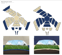 Bolin Design moderne petit jardin Igloo dôme tente PVC/PVDF dôme géodésique maison pour site de glamping