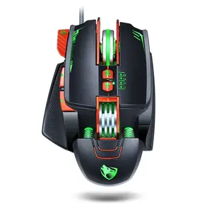 Souris de jeu légère T-Wolf V9, filaire, programmable, avec éclairage respirant, USB - Product Image 4