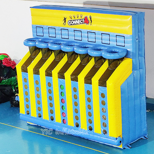 Juego de Baloncesto Inflable Comercial para Exteriores, Juego de Tiro Profesional Inflable Connect Four para Alquiler en Carnavales - Product Image 2