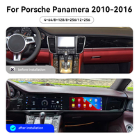 Foforfor Dual 12,3-Zoll-Bildschirm für Porsche Panamera 2010-2016 LHD Android14 Kabelloses CarPlay Auto-Radio Stereo GPS Plug-and-Play OEM