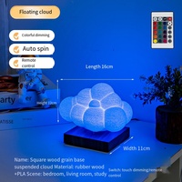 Veilleuse créative Maglev Nuage Lune Lumineuse, Décoration de Bureau et de Maison, Cadeau Original, Vente en Gros
