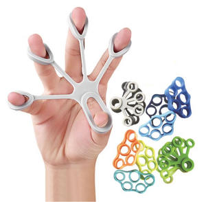 Silikon <span class=keywords><strong>Finger</strong></span> Trainer Exerciser Ring Mini <span class=keywords><strong>Finger</strong></span> Extension Übung Flexibler Stretching Ring - Product Image 6