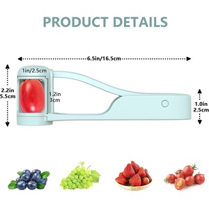 Nouvel Éplucheur Manuel Multifonctionnel pour Fruits, Coupe-Fraise et Coupe-Raisin Manuel, Outil Domestique pour Fruits et Aliments Complémentaires - Product Image 3