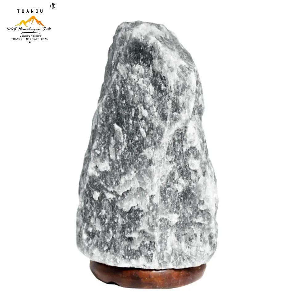 Grey Himalayan salt lamps are made from beautiful grey Himalayan salt that is mined from the foothills of the Himalayan Mountain