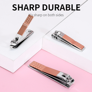 Ensemble de manucure et pédicure professionnel multifonction 16 pièces en or rose, durable, prix usine, pour soins des ongles des pieds et des mains - Product Image 2