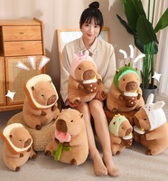 Nueva Venta caliente Super suave transformarse en carpincho muñeca lindo juguete de peluche regalo de cumpleaños para niños animales de peluche