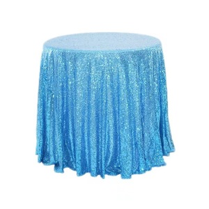Premium Fancy Glitter Square <strong>Table</strong> Linen <strong>Cloth</strong> Covers 120" Big Payette Champagne <strong>Large</strong> Sequin Wedding Party <strong>Round</strong> Tablecloth - Product Image 2