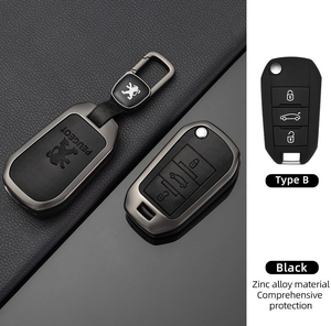 Zine alliage voiture <span class=keywords><strong>clé</strong></span> étui couverture <span class=keywords><strong>clé</strong></span> sac <span class=keywords><strong>coque</strong></span> pour <span class=keywords><strong>peugeot</strong></span> 508L 4008 408X 308 3008 5008 automobile <span class=keywords><strong>clé</strong></span> étui - Product Image 5