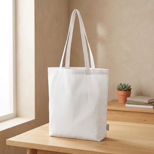 Borsa tote Unbranded Florida 10L alla moda, media, da spiaggia, con manici in cotone, logo personalizzato, spessore 12oz, per uso quotidiano, modello stampabile - Product Image 2