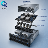 Système de serveur en rack 4U 5885H V7, processeur quadri-sockets, serveur d'entreprise, serveur de virtualisation