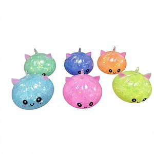 Gliway New Hot Selling <b>Unicorn</b> Dumpling Rainbow Color Bun Squeeze Toy Stress Relief Squish Toys 8.5x5.5cm Steamery Basket - Product Image 1