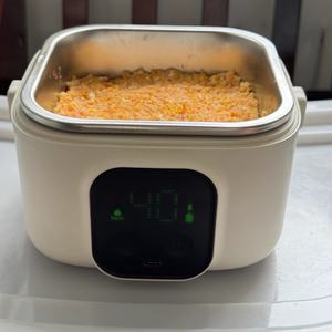 Boîte à lunch électrique sans fil de 0,8 L, rechargeable, auto-chauffante, avec batterie, pour usage domestique et extérieur - Product Image 3