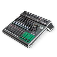 Console de mixage DJ professionnelle BAIFEILI CF8 8 canaux 500W Amplificateur numérique stéréo/mono Matériel métallique Tension universelle
