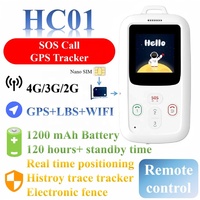 Rastreador GPS/Beidou con Llamadas 4G VoLTE, Botón SOS, Alarma, Plataforma Multidispositivo, Nano SIM y Identificación
