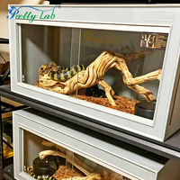 Système de rayonnages d'élevage empilables en plastique pour reptiles, idéal pour les serpents et les pythons ball pythons