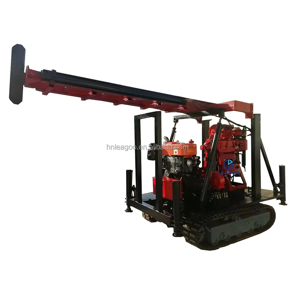 Track-mounted Water Well Drilling Rig Deep Ground Crawler Drilling Rig Machine