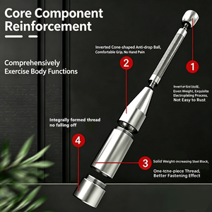 Barre d'haltères en acier massif, <span class=keywords><strong>marteau</strong></span> iranien, poids réglable 4-16 kg, vente directe d'usine pour l'entraînement de force et la remise en forme à domicile - Product Image 4