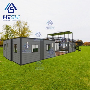 Bão bằng chứng prefab 20ft 40ft container mở rộng nhà 2 3 4 5 phòng ngủ đúc sẵn xây dựng nhà di động Casa Modular - Product Image 1