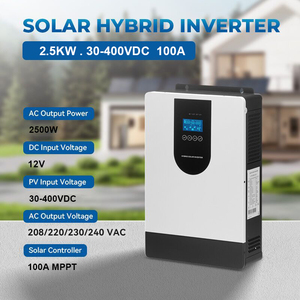 Gcsoar อินเวอร์เตอร์พลังงานแสงอาทิตย์ผสม2.5KW SYP2.5KW-12V ขนานกันเฟสเดียว AC MPPT WiFi PURE sine WAVE จอแสดงผล LCD 93% - Product Image 1