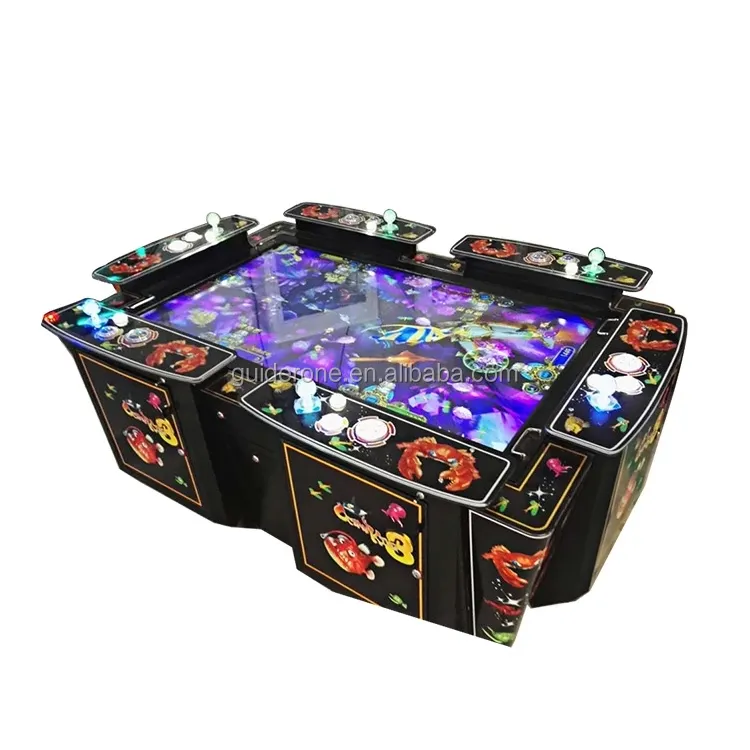 Coin Operated Games High Return 6 Player Video Fish Game Machine Fortune Kings