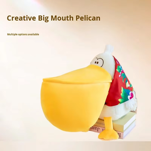 Peluche super douce Greedy Pelican pour le commerce extérieur, ODM, Toy Story, créative, amusante, grande bouche, 31-50cm, unisexe, pour le sommeil et le confort - Product Image 4